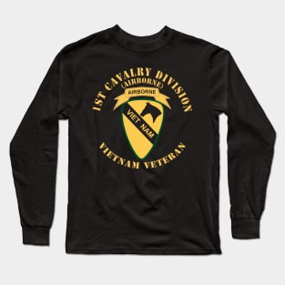 1st Cavalry Division - Airborne - Vietnam Veteran X 300 Long Sleeve T-Shirt